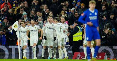 Jack Harrison - Callum Robinson - Leeds United 5-2 Cardiff City: Managerless Bluebirds battered in embarrassing FA Cup defeat - walesonline.co.uk -  Cardiff