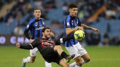 Inter thrash rivals Milan 3-0 to win Italian Supercup