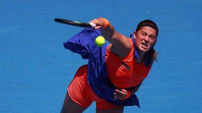 Ostapenko knocks out Gauff to reach Australian Open quarters