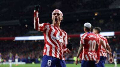 Antoine Griezmann - Mario Hermoso - Diego Simeone - Nahuel Molina - Griezmann shines as Atletico thrash Valladolid - channelnewsasia.com - France - Netherlands -  Memphis