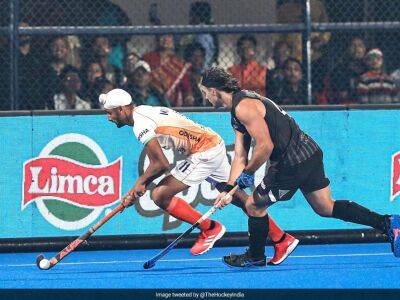 Harmanpreet Singh - Mandeep Singh - Hockey World Cup: India Lose To New Zealand In Crossover Match, Out Of Title Race - sports.ndtv.com - Belgium - New Zealand - India