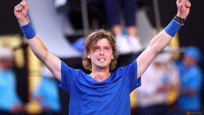Rublev beats wunderkind Rune with lucky net cord on match point