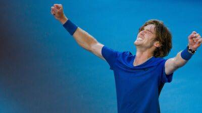 Andrey Rublev edges Holger Rune with lucky net cord on match point