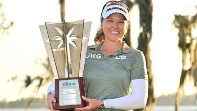 Brooke Henderson wins 13th title in LPGA season opener, sits atop Tour standings