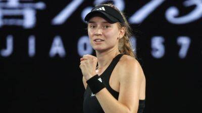Rybakina rolls into Australian Open semifinals with win over Ostapenko