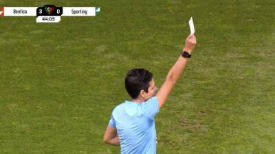 Referee shows a white card for the first time in football history: But why? - euronews.com - Portugal - Italy -  Lisbon