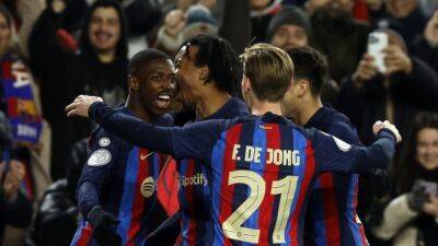 Dembele strike sends Barcelona into Cup semi-finals