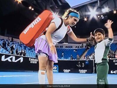 "Truly Special To Have My Four-Year-Old Here," Says Sania As She Bows Out Of Grand Slam Tennis