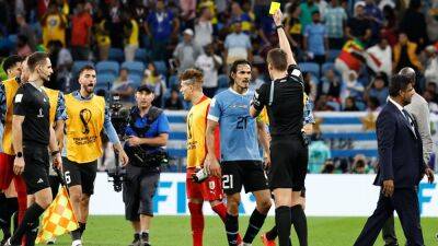 Luis Suarez - Cavani, Godin among Uruguayan players hit with bans over World Cup fracas - rte.ie - Qatar - Germany - Switzerland - Portugal - Usa - Ghana - Uruguay - South Korea