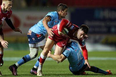 Bulls battle back but fall to spirited Scarlets in eight-try thriller