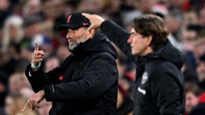 Jurgen Klopp: Brentford 'stretch the rules' as they shock Liverpool in the Premier League