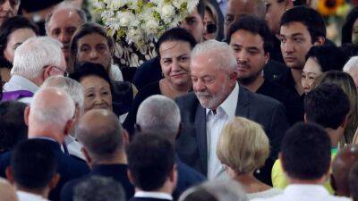 Brazil's Lula pays respects to Pele as 150,000 attend stadium wake