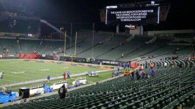 Bills, Bengals game will not be resumed this week: League statement - channelnewsasia.com