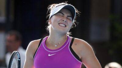 Bianca Andreescu eliminated in round of 16 at Adelaide International