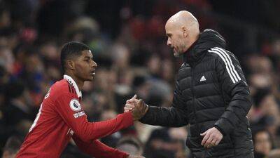Erike ten Hag hails 'unstoppable' Marcus Rashford after FA Cup win over Everton