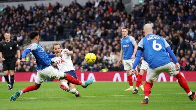 Harry Kane - Oliver Skipp - Harry Kane closes in on Spurs record with goal against Portsmouth in FA Cup - rte.ie