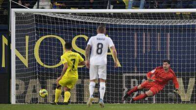 Real Madrid slump to 2-1 defeat at Villarreal as Moreno shines