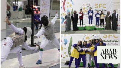 Winners crowned on final day of Saudi women’s fencing championship