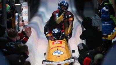 Francesco Friedrich - Friedrich snaps out of bobsleigh funk, taking 4-man event to cap German medal haul - cbc.ca - Britain - Germany - county Murray - county Taylor - county Lawrence - county Davidson