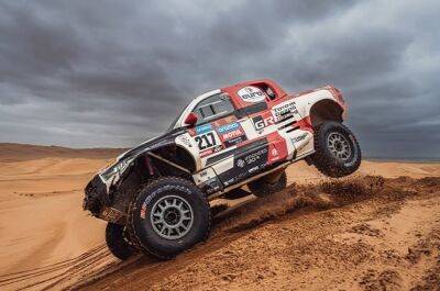 Henk Lategan steps up to hand Toyota Gazoo Racing a 1-2 at Dakar's halfway mark