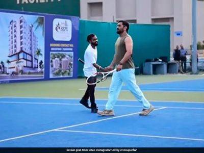 Watch: MS Dhoni's Skills On Tennis Court Amazes Internet. Fans Can't Keep Calm - sports.ndtv.com - India