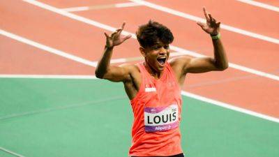 Singapore sprinter Marc Brian Louis smashes UK Shyam’s 22-year 100m national record at Asian Games - channelnewsasia.com - Britain - China - Singapore