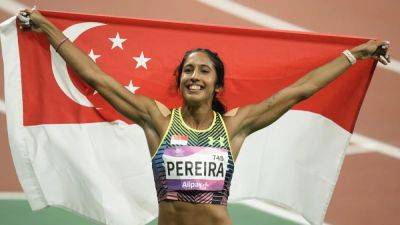 Sprint queen Shanti Pereira takes 100m silver to end Singapore's 49-year wait for Asian Games athletics medal - channelnewsasia.com - China - Bahrain - Thailand - Singapore