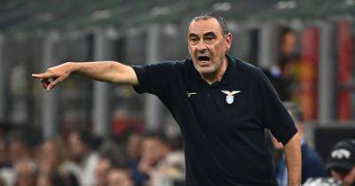 Maurizio Sarri directs rage at Celtic as Lazio boss left 'ferociously p***** off' ahead of Champions League showdown