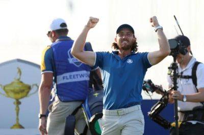Fleetwood wins Ryder Cup for Europe despite blistering USA rally
