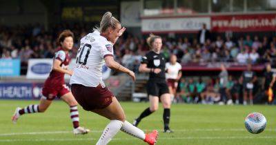 Manchester City send early title message in WSL opener