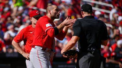 Joey Votto ejected in what may be final game with Reds - ESPN - espn.com - county Tyler - county St. Louis