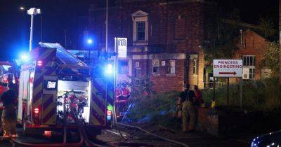"It was pretty horrific to be honest" - Homes evacuated by pub landlord as fire rips through former swimming baths