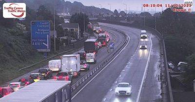 M4 stretch closed near Margam after overnight crash causes hours of disruption