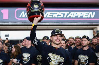 Max Verstappen hails third championship as 'the best' after most consistent season