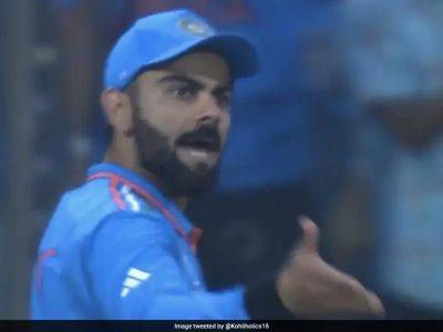 Watch: Virat Kohli Fumes After Missed Run-Out Chance Involving Naveen-ul-Haq During Cricket World Cup 2023 Game