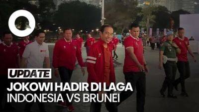 Jokowi-Iriana Tiba di GBK, Nobar Langsung Laga Indonesia vs Brunei - sport.detik.com - Indonesia - Brunei