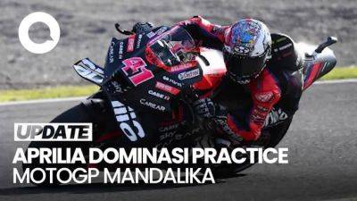 Francesco Bagnaia - Maverick Viñales - Aleix Espargaro Tercepat di Practice MotoGP Mandalika, Bagnaia Q1 Dulu - sport.detik.com