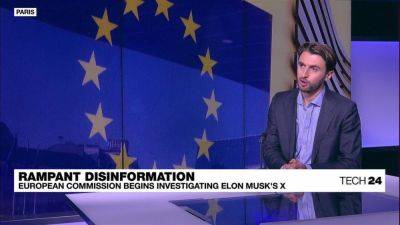 Elon Musk - EU investigates Musk's X, as harmful content surges from Israel-Hamas war - france24.com - France - Eu - Israel - Instagram