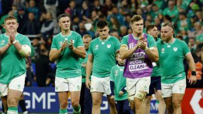 Johnny Sexton - Andy Farrell - Irish eyes crying not smiling as World Cup ends in heartache again - channelnewsasia.com - France - Ireland - New Zealand