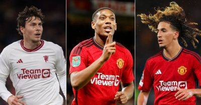 The six Manchester United players who will be out of contract next summer including Anthony Martial
