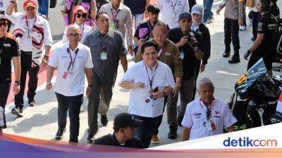 Erick Thohir & Sandiaga Buka MotoGP Mandalika 2023, Ganjar di Tribune