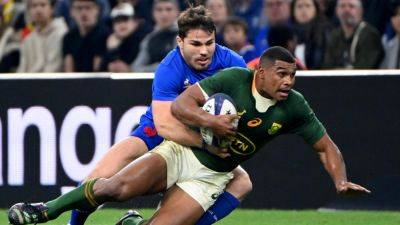 Antoine Dupont - Fabien Galthie - Dupont carries French hopes into Rugby World Cup 'battle' with South Africa - france24.com - France - Scotland - Romania - Namibia - South Africa - Ireland - Tonga - Fiji
