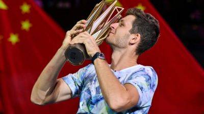 Roger Federer - Hubert Hurkacz - Grigor Dimitrov - Andrey Rublev - Hubert Hurkacz Beats Andrey Rublev To Win Shanghai Masters In Thriller - sports.ndtv.com - Russia - Poland - county Miami