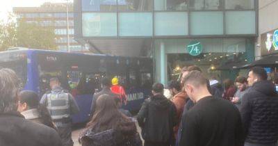 BREAKING: Bus crashes into building in Piccadilly Gardens with major emergency service response - updates