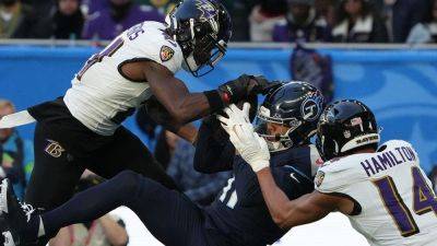 John Harbaugh - Kyle Hamilton's ejection leaves Ravens confused after win: 'That's a new one' - foxnews.com - New York - state Tennessee