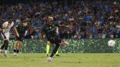 Napoli striker Osimhen suffers hamstring injury