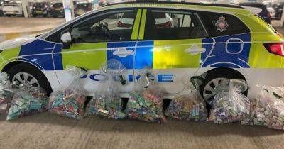 Six arrests and £80,000 of illegal vapes seized in Stockport