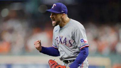 Rangers ride strong start to victory over Astros for 7th straight post-season win