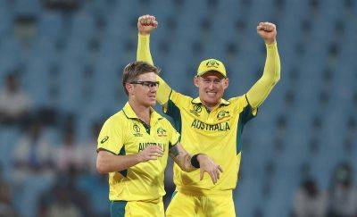Spinner Zampa helps steer Australia past Sri Lanka in storm-hit World Cup clash