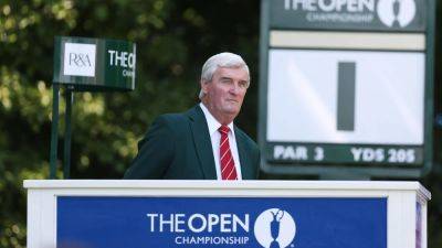 Martin Slumbers - Voice of the Open Championship Ivor Robson dies aged 83 - rte.ie - Scotland - county Moffat